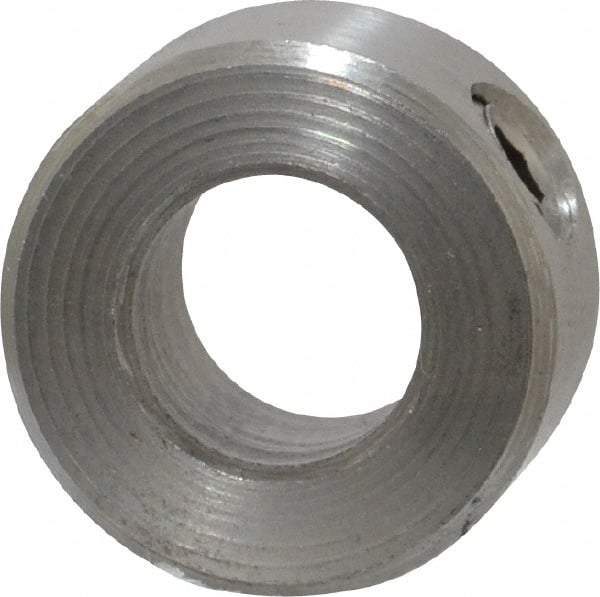 Climax Metal Products - 5/16" Bore, Stainless Steel, Set Screw Shaft Collar - 5/8" Outside Diam, 5/16" Wide - All Tool & Supply