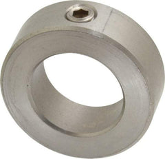 Climax Metal Products - 1-3/16" Bore, Stainless Steel, Set Screw Shaft Collar - 2" Outside Diam, 11/16" Wide - All Tool & Supply