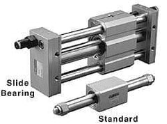 SMC PNEUMATICS - 2" Stroke x 3/8" Bore Double Acting Air Cylinder - 10-32 Port - All Tool & Supply