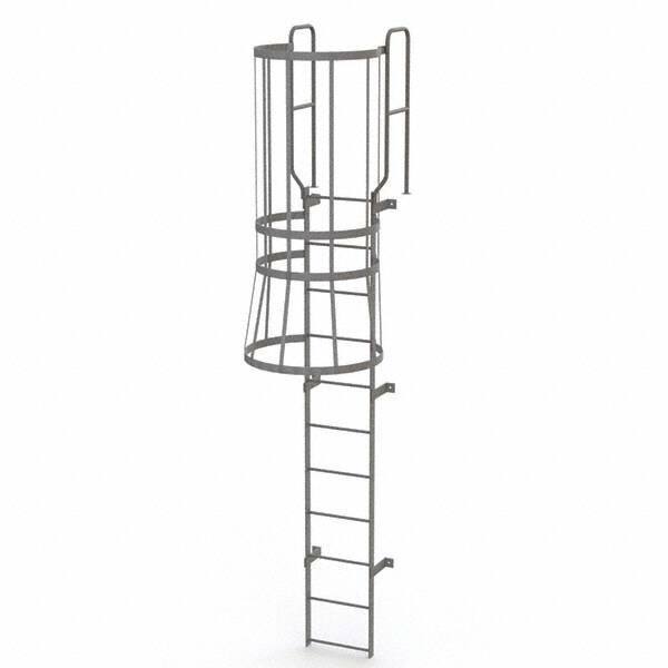 TRI-ARC - Rolling & Wall Mounted Ladders & Platforms Type: Fixed Ladder Style: Safety Cage - All Tool & Supply