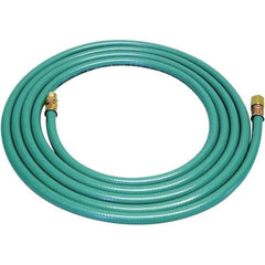 Dynabrade - 8mm ID x 12.7" OD 12' Long Multipurpose Air Hose - Male/Female Ends, 90 Working psi, Green - All Tool & Supply