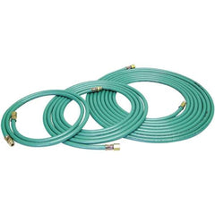 Dynabrade - 8mm ID x 12.7" OD 12' Long Multipurpose Air Hose - Male/Male Ends, 90 Working psi, Green - All Tool & Supply