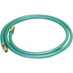 Dynabrade - 8mm ID x 12.7" OD 5' Long Hose - Male/Male Ends, 90 Working psi, Green - All Tool & Supply