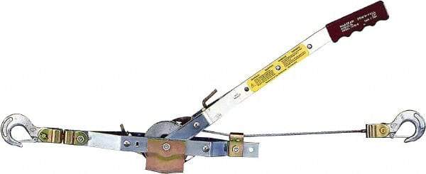 Maasdam - 2,000 Lb Lifting Capacity, 12' Lift Height, Puller Hoist - Made from Chain - All Tool & Supply