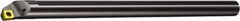 Sandvik Coromant - 23.6mm Min Bore Diam, 10" OAL, 3/4" Shank Diam, E-SCLC Indexable Boring Bar - CCMT 32.52 Insert, Screw Clamping Holding Method - All Tool & Supply