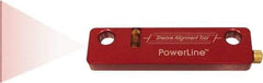 Johnson Level & Tool - 1 Beam 100' (Interior) Max Range Sheave Alignment Trainer - Red Beam, 1/16" at 10' Accuracy, 1-3/4" Long x 3/4" Wide x 6-3/4" High, Battery Included - All Tool & Supply