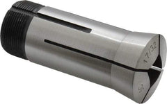 Interstate - 17/32 Inch 5C Square Collet - 3.28" Overall Length, 1.041-24 Internal Thread Size, Steel, 0.0039 Inch TIR - Exact Industrial Supply