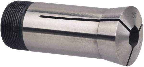 Interstate - 17/32 Inch 5C Hex Collet - 3.28" Overall Length, 1.041-24 Internal Thread Size, Steel, 0.0039 Inch TIR - Exact Industrial Supply