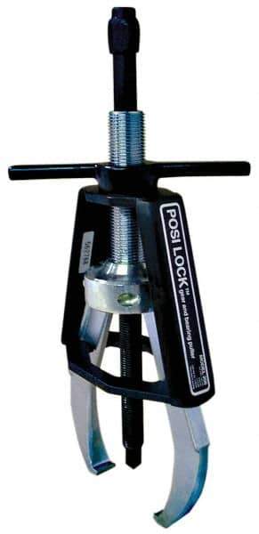 Posi Lock Puller - 7" Spread, 6 Ton Capacity, Puller - 6" Reach, 13" Long, For Bearings, Gears & Pulleys - All Tool & Supply