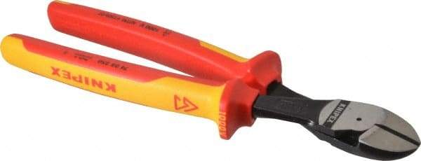 Knipex - 10" OAL, 3/16" Capacity, Diagonal Cutter - 15/16" Jaw Length x 1-1/16" Jaw Width - All Tool & Supply