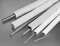 Thomson Industries - 40mm Diam, 6' Long, Steel Standard Round Linear Shafting - 60-65C Hardness, 1.5748/1.5743 Tolerance - All Tool & Supply