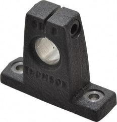 Thomson Industries - 1/2" Diam, Malleable Iron Alloy Shaft Support - Plain Shafting - All Tool & Supply