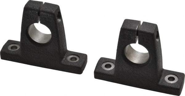 Thomson Industries - 3/4" Diam, Malleable Iron Alloy Shaft Support - Plain Shafting - All Tool & Supply