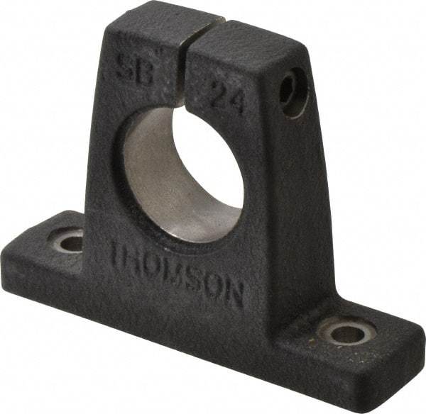 Thomson Industries - 1-1/2" Diam, Malleable Iron Alloy Shaft Support - Plain Shafting - All Tool & Supply