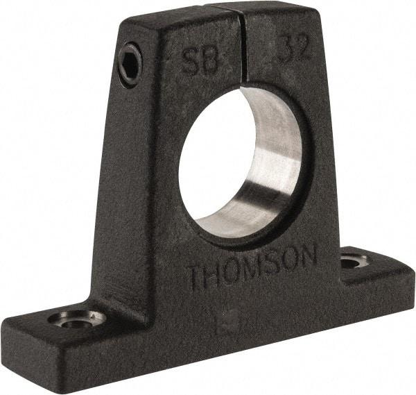 Thomson Industries - 2" Diam, Malleable Iron Alloy Shaft Support - Plain Shafting - All Tool & Supply