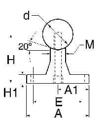 Thomson Industries - 1-1/4" Shaft Diam, 2-1/2" Base Width, Stainless Steel Shaft, Aluminum Rail, Round Shaft Assemblies - 48" Long, 0.56" Neck Width - All Tool & Supply