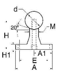 Thomson Industries - 1/2" Shaft Diam, 1-1/2" Base Width, Stainless Steel Shaft, Aluminum Rail, Round Shaft Assemblies - 48" Long, 1/4" Neck Width - All Tool & Supply