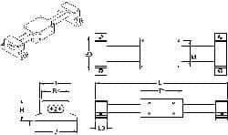 Thomson Industries - Manually Driven Linear Motion System - 12" Long x 1-3/4" Wide - All Tool & Supply