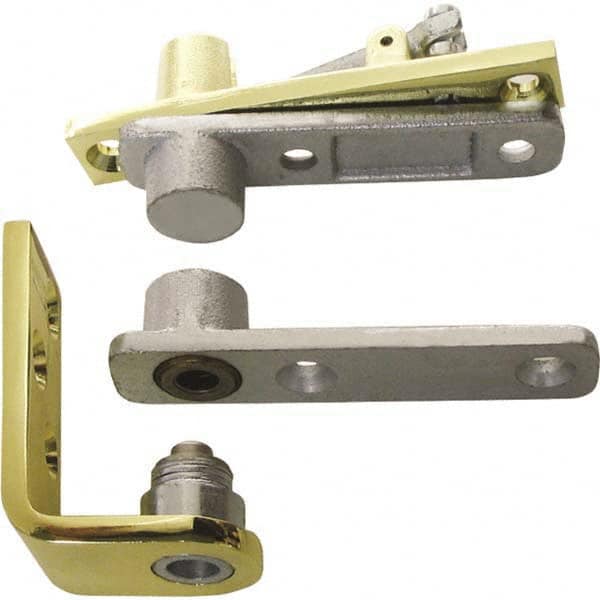 Stanley - Pivot Hinges Finish/Coating: Satin Chrome Material: Brass - All Tool & Supply