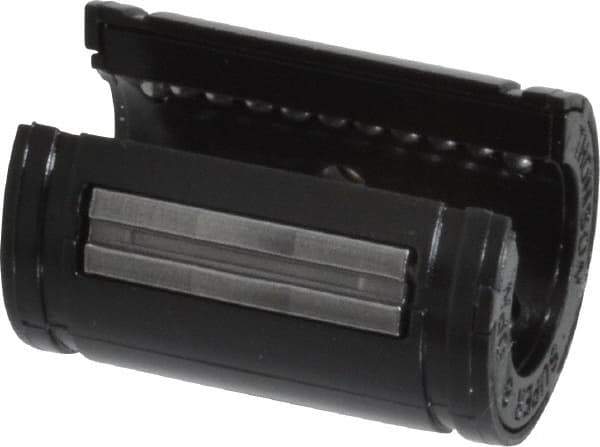 Thomson Industries - 1/2" ID, 180 Lb Dynamic Load Capacity, Open Linear Bearing - 7/8" OD - All Tool & Supply