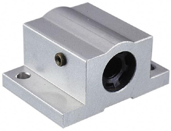 Thomson Industries - 2" Inside Diam, 3,000 Lbs. Dynamic Capacity, Closed Single Pillow Block Linear Bearing - 4.06" Overall Height x 6" Overall Width - All Tool & Supply