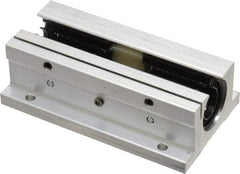 Thomson Industries - 1/2" Inside Diam, 180/360 Lbs. Dynamic Capacity, Open Twin Pillow Block Linear Bearing - 1.13" Overall Height x 2" Overall Width - All Tool & Supply