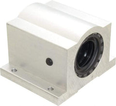 Thomson Industries - 1-1/2" Inside Diam, 3880/7760 Lbs. Dynamic Capacity, Closed Single Pillow Block Linear Bearing - 3-1/4" Overall Height x 4-3/4" Overall Width - All Tool & Supply