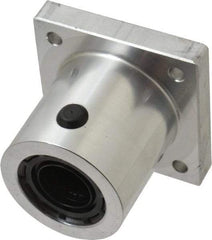 Thomson Industries - 1-3/4" Inside Diam, 600/1200 Lbs. Dynamic Capacity, Single Flanged Pillow Block Linear Bearing - 2.38" Overall Width - All Tool & Supply