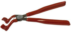 Mag-Mate - 9-3/4" OAL, Spark Plug Boot Pliers - 45° Jaw, 90 Durometer Plastic Handles - All Tool & Supply