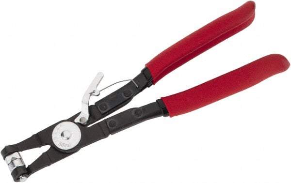 Mag-Mate - 9" OAL, Hose Clamp Pliers - Straight Jaw, Vinyl Coated Handles - All Tool & Supply