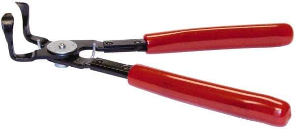 Mag-Mate - 9" Long, 90° Jaw, Push Pin Bent Nose Plier - Vinyl Coated Handle - All Tool & Supply