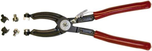 Mag-Mate - 10-1/2" OAL, Hose Clamp Pliers - Straight Jaw, Vinyl Coated Handles - All Tool & Supply