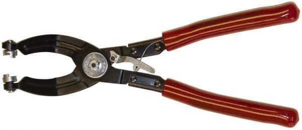 Mag-Mate - 10-1/2" OAL, Hose Clamp Pliers - 45° Jaw, Vinyl Coated Handles - All Tool & Supply