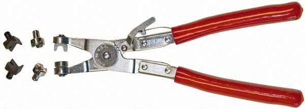 Mag-Mate - 9" OAL, Hose Clamp Pliers - Straight Jaw, Vinyl Coated Handles - All Tool & Supply