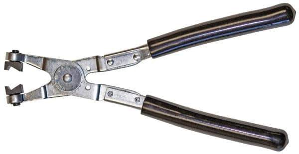 Mag-Mate - 9" OAL, Click Style Hose Clamp Pliers - Straight Jaw, Vinyl Coated Handles - All Tool & Supply