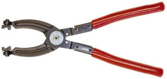 Mag-Mate - 10-1/2" OAL, Click Style Hose Clamp Pliers - Straight Jaw, Vinyl Coated Handles - All Tool & Supply