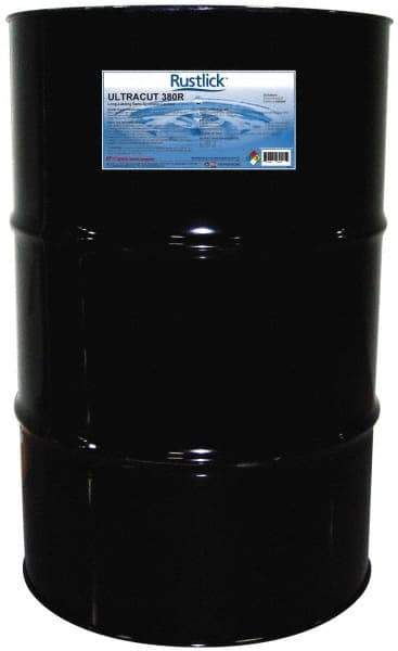 Rustlick - Ultracut 380R, 55 Gal Drum Cutting & Grinding Fluid - Semisynthetic - All Tool & Supply