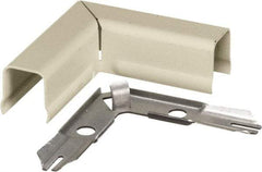 Hubbell Wiring Device-Kellems - 2.68 Inch Long x 0.9 Inch Wide x 2.68 Inch High, Raceway Elbow End - 90°, Ivory, For Use with HBL500 Series Raceways and HBL750 Series Raceways - All Tool & Supply