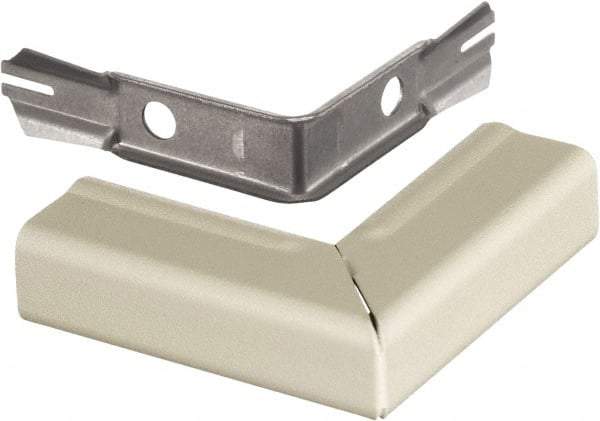 Hubbell Wiring Device-Kellems - 2.59 Inch Long x 0.9 Inch Wide x 2.59 Inch High, Raceway Elbow End - Ivory, For Use with HBL500 Series Raceways and HBL750 Series Raceways - All Tool & Supply