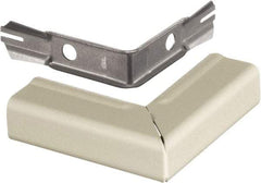 Hubbell Wiring Device-Kellems - 2.59 Inch Long x 0.9 Inch Wide x 2.59 Inch High, Raceway Elbow End - Ivory, For Use with HBL500 Series Raceways and HBL750 Series Raceways - All Tool & Supply