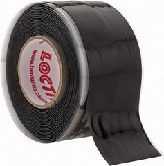 Loctite - 1" x 10', Black Silicone Electrical Tape - 0.5 mil Thick, 400 V/mil Dielectric Strength - All Tool & Supply