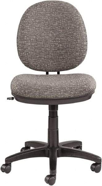 ALERA - 34-39" High Task Chair - 19" Wide x 25-3/4" Deep, 100% Acrylic Seat, Graphite Gray - All Tool & Supply