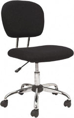 OIF - 33 to 36-3/4" High Office/Managerial/Executive Chair - 18" Wide x 21-5/8" Deep, Fabric Mesh Seat, Black - All Tool & Supply