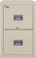 FireKing - 17-3/4" Wide x 27-3/4" High x 25" Deep, 2 Drawer Vertical File - Steel, Parchment - All Tool & Supply