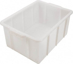 Dynalon Labware - 5.3 Gal, Clear Polyethylene Tote Container - Nesting, 16.3" Long x 12.4" Wide x 7.9" High - All Tool & Supply