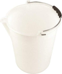 Dynalon Labware - 3-3/16 Gal Translucent Tapered Conical Polyethylene Bucket - 11-13/16" High x 11" Diam - All Tool & Supply