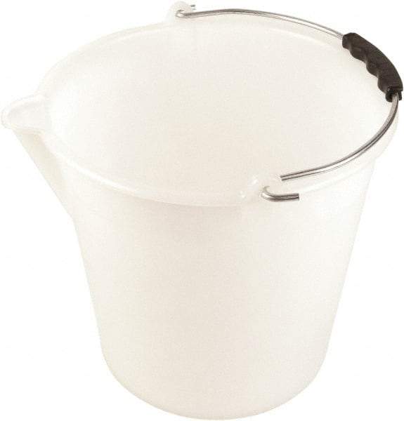 Dynalon Labware - 2-3/8 Gal Translucent Tapered Conical Polyethylene Bucket - 11" High x 9-13/16" Diam - All Tool & Supply