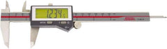 SPI - 0 to 12" Range 0.0005" Resolution, IP67 Electronic Caliper - Stainless Steel with 2.35" Stainless Steel Jaws, 0.0016" Accuracy - All Tool & Supply