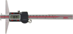 SPI - 0" to 12" Electronic Depth Gage - 0.0015" Accuracy, 0.0005" Resolution, 6" Base Length - All Tool & Supply