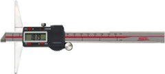 SPI - 0" to 6" Electronic Depth Gage - 0.001" Accuracy, 0.0005" Resolution, 4" Base Length - All Tool & Supply